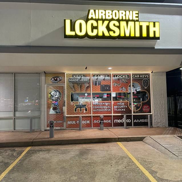 airborne locksmith downtown houston store
